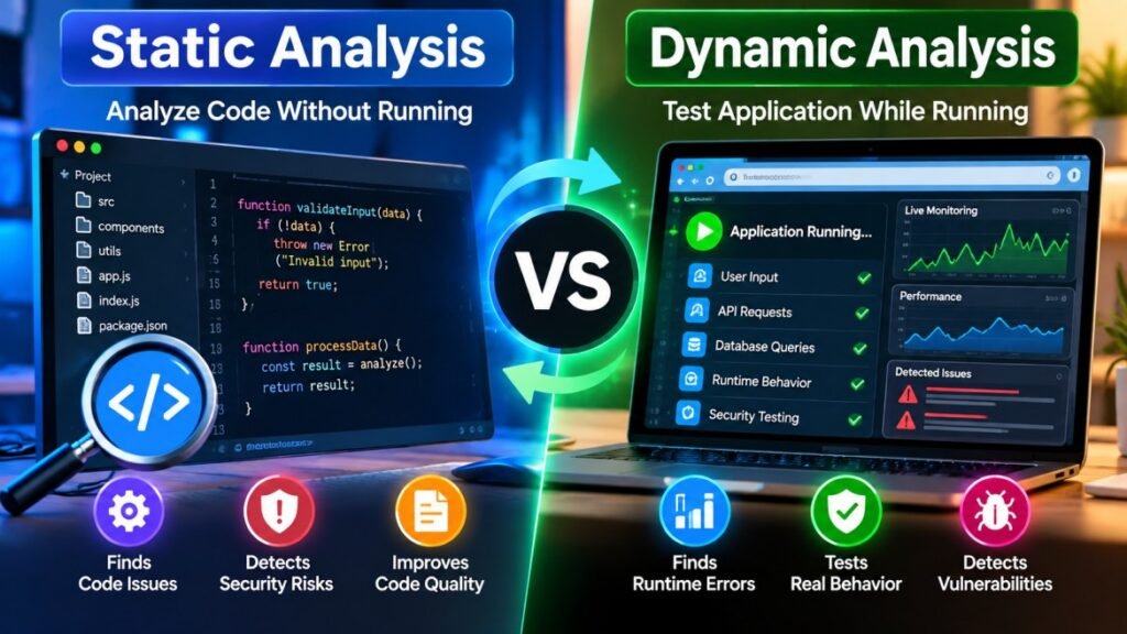 Dynamic Analysis vs Static Analysis, Key Differences, Examples, and When to Use Each